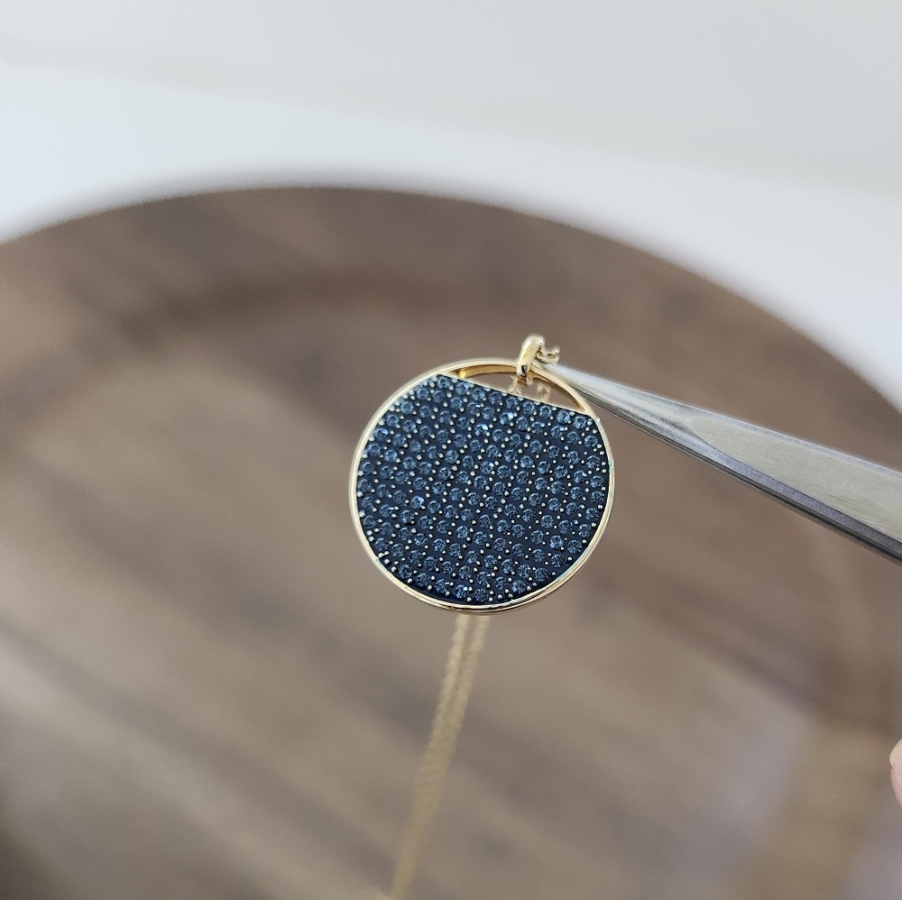 Swarovski Crystal Two line Necklace